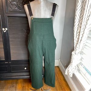 Vintage Men's Codet Green Wool Hunting Bibs Overalls Pants M 40x24